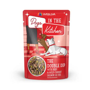 WeRuVa WeRuVa DITK pouch The Double Dip with Beef & Wild Caught Salmon Au Jus 2.8oz 8oz 正面圖