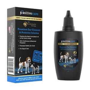 positivecare泡泡靈 positivecare泡泡靈 抗菌洗耳水 30ml 30ml 貓犬用 正面圖