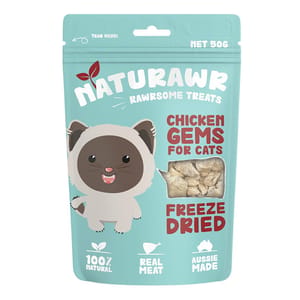 NATURAWR NATURAWR 貓用凍乾小食 雞肉 50g 50g 貓用 正面圖