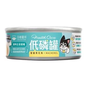 汪喵星球 汪喵星球 貓罐頭 DogCatStar 低磷低蛋白主食罐 營養青花魚 80g 80g 正面圖
