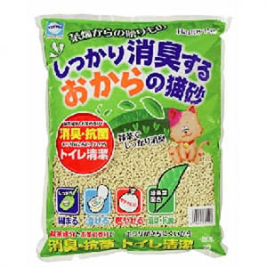 日本HappyPet大塚超強無塵綠茶 日本HappyPet大塚超強無塵綠茶 豆腐貓砂 7L 7L  正面圖