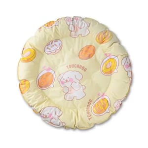 TOUCHCAT TOUCHCAT 圓型冰涼墊 黃色曲奇 65 x 65 cm   正面圖