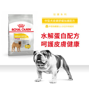 Royal Canin Royal Canin 狗糧 法國皇家狗糧 中型犬皮膚舒緩加護配方 DCME 12kg 12kg  正面圖