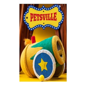 PETSVILLE PETSVILLE 慶典炮筒深睡窩 42x75cm   正面圖