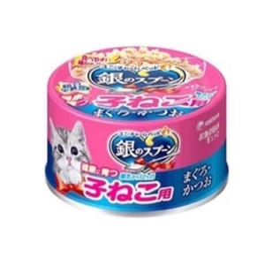 Unicharm Unicharm 貓罐頭 特級幼貓罐頭 鰹⿂+⾦槍⿂ 70g 70g 正面圖