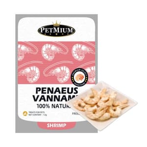 PETMIUM PETMIUM 貓狗小食 凍乾南美⽩對蝦 12g 12g 正面圖
