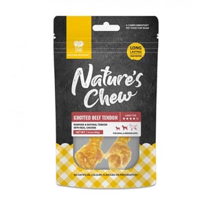 NATURA NATURA NOURISH Nature's Chew 雞肉牛筋打結骨 40g 40g 正面圖