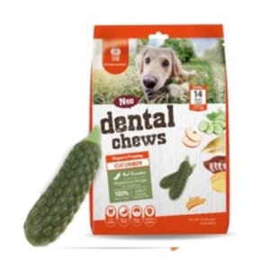 NATURA NATURA NOURISH Dental Chews 小型犬用 蔬果味潔齒黃瓜 340g 340g 犬用 正面圖