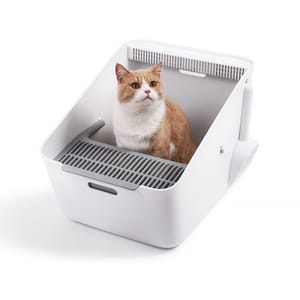 PETKIT PETKIT Pura Cat感應式自動貓砂盆 自動除臭貓廁所 白色 正面圖