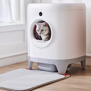 PETKIT PETKIT Pura X智能防夾全自動貓砂盆 貓廁所 白色   正面圖