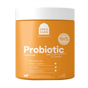 Open Open Farm 犬用腸道益生菌補充品 90粒 12.7oz 90粒 犬用 正面圖