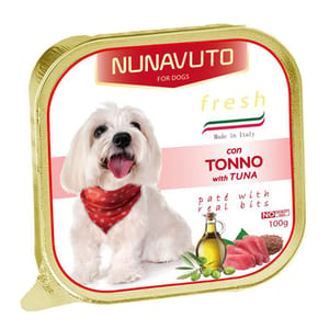 NUNAVUTO NUNAVUTO 狗罐頭 鋁製餐盒 吞拿魚 100g 100g 正面圖