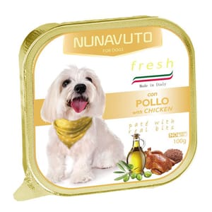 NUNAVUTO NUNAVUTO 狗罐頭 鋁製餐盒 鮮嫩雞肉 100g 100g  正面圖