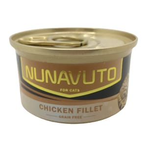 NUNAVUTO NUNAVUTO 無穀物貓罐 雞柳 80g 80g  正面圖