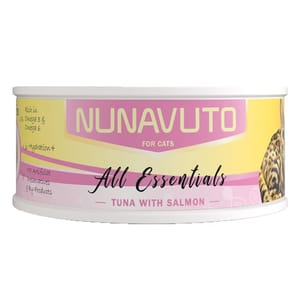 NUNAVUTO NUNAVUTO ALL Essentials 主食貓罐 濃湯系列 吞拿魚+三文魚 75g 75g  正面圖