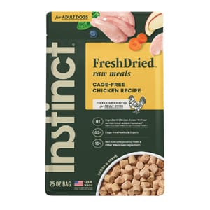 Instinct Instinct 狗糧 無穀物凍乾生肉主食糧 走地雞肉 25oz 25oz  正面圖