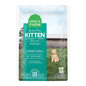 Open Open Farm 無穀物幼貓糧 走地雞+火雞 4lb 4lb 正面圖