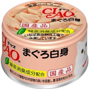 CIAO CIAO 貓罐頭 白身吞拿魚 85g 85g  正面圖