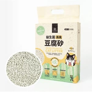 汪喵星球 汪喵星球 貓砂 DogCatStar 益生菌消臭 豆腐貓砂 清新森林浴香條型 7L 7L  正面圖