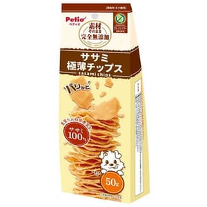 Petio Petio 狗零食 無添加極薄雞柳肉脆片 50g 50g  正面圖