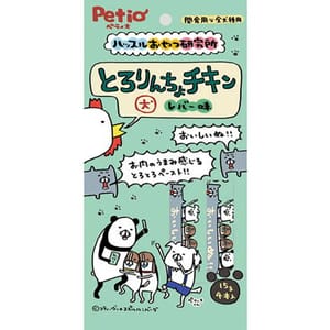 Petio Petio 狗零食 水分補充雞肉肉醬 雞肝味 15gx4本 15g  正面圖