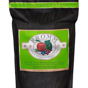 Fromm福摩 Fromm福摩 貓糧 無穀物全貓糧 三文魚雞鴨蔬果配方 4lb 4lb  正面圖