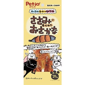 Petio Petio 貓零食 低脂健康雞柳肉沙甸魚卷 25g 25g 正面圖