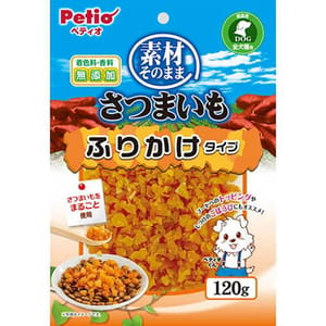 Petio Petio 狗零食 天然原味 香甜高纖甘薯粒 120g 120g 正面圖