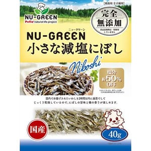 Petio Petio NU-GREEN 日本產 狗零食 無添加 減鹽原條小魚乾 40g 40g 正面圖