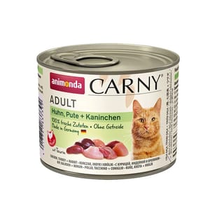 Animonda Animonda Carny 無穀物成貓主食罐 雞+火雞+兔 200g 200g  正面圖