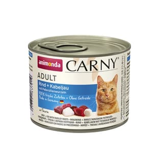 Animonda Animonda Carny 無穀物成貓主食罐 牛+鱈魚+歐芹根 200g 200g  正面圖