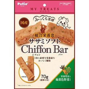 Petio Petio 日本產 狗零食 綜合營養鬆軟野菜+雞柳肉條 70g 70g 正面圖