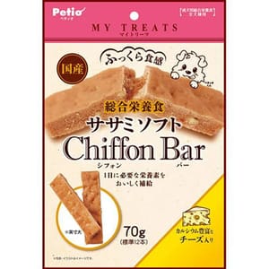 Petio Petio 日本產 狗零食 綜合營養鬆軟芝士+雞柳肉條 70g 70g 正面圖