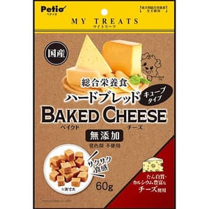 Petio Petio 日本產 狗零食 脆脆麵包烤芝士粒 60g 60g  正面圖