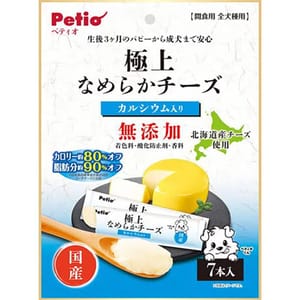 Petio Petio 日本產 無添加 軟滑芝士醬7本入   正面圖