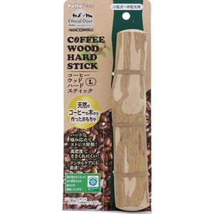Petio Petio Ethical Door 天然咖啡木棒狗玩具 L   正面圖
