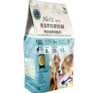 Herz赫緻 Herz赫緻 無穀物 紐西蘭鹿肉風乾狗糧 2lb 2lb  正面圖