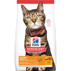 Hills Hills 貓糧 成貓減肥配方 Adult Light 2kg 2kg  正面圖