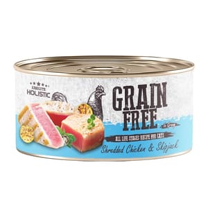 Absolute Absolute Holistic 貓罐頭 無穀雞肉+鰹魚 80g 80g  正面圖
