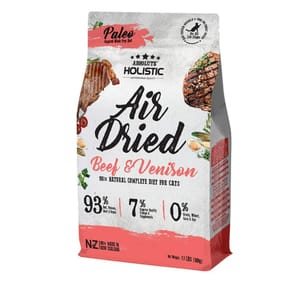 Absolute Absolute Holistic 貓糧 無穀主食糧 牛肉+鹿肉 500g 500g  正面圖