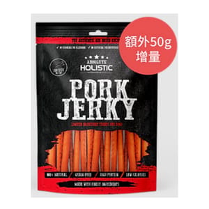 Absolute Absolute Holistic 高級純天然狗小食 鮮豬肉條 150g 150g 正面圖