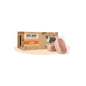 Big Big Dog 狗糧 急凍生肉糧 羊肉配方 3kg 3kg 正面圖