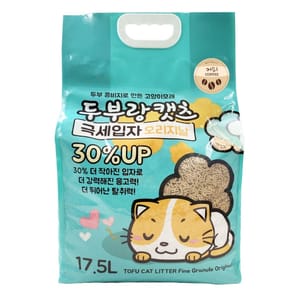 豆腐與貓 豆腐與貓 極幼條1.5mm 咖啡味 17.5L 5L  正面圖