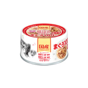 AIXIA AIXIA 愛喜雅 MiawMiaw 日本產貓罐頭 鮪魚味 60g 60g 正面圖
