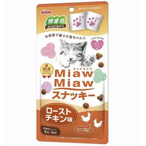 AIXIA AIXIA 愛喜雅 MiawMiaw 日本貓脆餅 烤雞味 30g 30g 正面圖