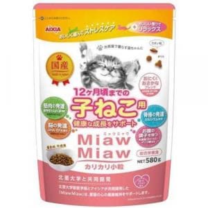 AIXIA AIXIA 愛喜雅 MiawMiaw 貓糧 幼貓配方 金槍魚味 580g 580g  正面圖