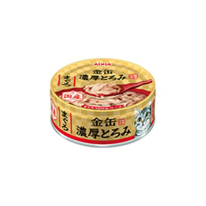 AIXIA AIXIA 愛喜雅 日本貓罐頭 金缶濃厚系列 鮪魚味 70g 70g 正面圖
