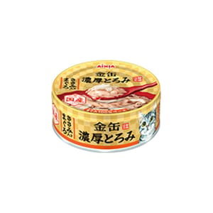 AIXIA AIXIA 愛喜雅 日本貓罐頭 金缶濃厚系列 鮪魚+雞胸肉味 70g 70g  正面圖