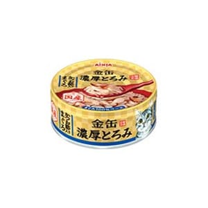 AIXIA AIXIA 愛喜雅 日本貓罐頭 金缶濃厚系列 鮪魚+柴魚味 70g 70g  正面圖
