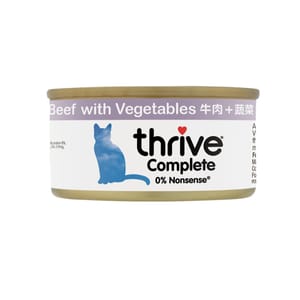 Thrive Thrive 貓罐頭 脆樂芙 牛肉+蔬菜 75g 75g  正面圖